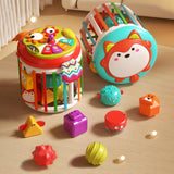 Maxbell Activity Cube Shape Sorting Toy Baby Shape Sorter for Children Holiday Gifts Owl