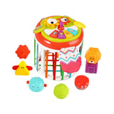Maxbell Activity Cube Shape Sorting Toy Baby Shape Sorter for Children Holiday Gifts Owl
