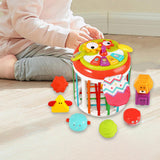 Maxbell Activity Cube Shape Sorting Toy Baby Shape Sorter for Children Holiday Gifts Owl