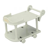 Maxbell 1:12 Dollhouse Kitchen Serving Cart Miniature for Furnishings Home Dollhouse Green