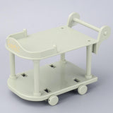 Maxbell 1:12 Dollhouse Kitchen Serving Cart Miniature for Furnishings Home Dollhouse Green