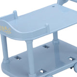 Maxbell 1:12 Dollhouse Kitchen Serving Cart Miniature for Furnishings Home Dollhouse Blue
