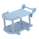 Maxbell 1:12 Dollhouse Kitchen Serving Cart Miniature for Furnishings Home Dollhouse Blue