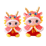 Maxbell Plush Dragon Doll Cartoon Chinese New Year Decorations for Home Decorations