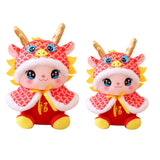 Maxbell Plush Dragon Doll Cartoon Chinese New Year Decorations for Home Decorations