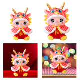 Maxbell Plush Dragon Doll Cartoon Chinese New Year Decorations for Home Decorations