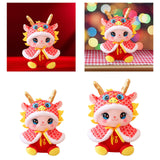Maxbell Plush Dragon Doll Cartoon Chinese New Year Decorations for Home Decorations