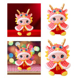 Maxbell Plush Dragon Doll Cartoon Chinese New Year Decorations for Home Decorations