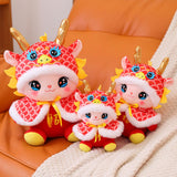 Maxbell Plush Dragon Doll Cartoon Chinese New Year Decorations for Home Decorations