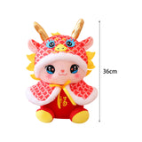 Maxbell Plush Dragon Doll Cartoon Chinese New Year Decorations for Home Decorations
