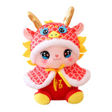 Maxbell Plush Dragon Doll Cartoon Chinese New Year Decorations for Home Decorations