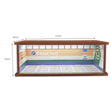 Maxbell 1:64 Scale Parking Lot Diecast Car Display for Model Cars Figures Collection Style A