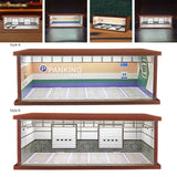 Maxbell 1:64 Scale Parking Lot Diecast Car Display for Model Cars Figures Collection Style A