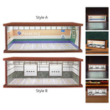 Maxbell 1:64 Scale Parking Lot Diecast Car Display for Model Cars Figures Collection Style A