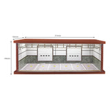 Maxbell 1:64 Scale Parking Lot Diecast Car Display for Model Cars Figures Collection Style B