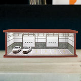 Maxbell 1:64 Scale Parking Lot Diecast Car Display for Model Cars Figures Collection Style B