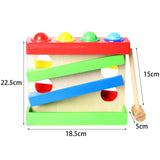 Maxbell Hammering Pounding Toys Rolling Ball Drop Toy for Baby 1 2 3 Year Old Kids