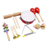 Maxbell Kids Percussion Set Enlightenment Rhythm Toy for Toddlers Age 3 to 10 Babies 7pcs