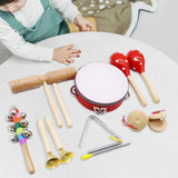 Maxbell Kids Percussion Set Enlightenment Rhythm Toy for Toddlers Age 3 to 10 Babies 7pcs