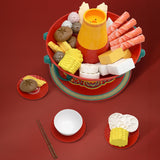 Maxbell Electric Hot Pot Role Playing Toy Kitchen Playset Toy for Kids Ages 3+