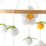 Maxbell Baby Nursery Crib Mobile Hanging Bed Bell Toy for Newborn Baby Holiday Gifts Yellow