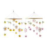 Maxbell Baby Nursery Crib Mobile Hanging Bed Bell Toy for Newborn Baby Holiday Gifts Yellow