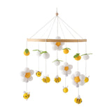 Maxbell Baby Nursery Crib Mobile Hanging Bed Bell Toy for Newborn Baby Holiday Gifts Yellow