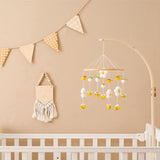 Maxbell Baby Nursery Crib Mobile Hanging Bed Bell Toy for Newborn Baby Holiday Gifts Yellow