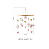 Maxbell Baby Nursery Crib Mobile Hanging Bed Bell Toy for Newborn Baby Holiday Gifts Pink