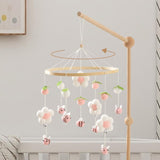Maxbell Baby Nursery Crib Mobile Hanging Bed Bell Toy for Newborn Baby Holiday Gifts Pink