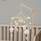 Maxbell Baby Nursery Crib Mobile Hanging Bed Bell Toy for Newborn Baby Holiday Gifts Pink
