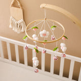 Maxbell Baby Nursery Crib Mobile Hanging Bed Bell Toy for Newborn Baby Holiday Gifts Pink