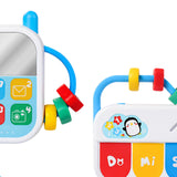 Maxbell 5 Pieces Baby Rattle Set Textures with Music Sound for Infants Newborns Kids