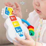 Maxbell 5 Pieces Baby Rattle Set Textures with Music Sound for Infants Newborns Kids