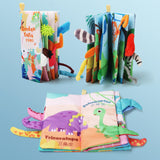 Maxbell Baby Bath Book Shower Gift Toddlers Toy Activity Toys Durable Early Learning garden themed