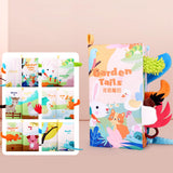 Maxbell Baby Bath Book Shower Gift Toddlers Toy Activity Toys Durable Early Learning garden themed