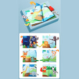 Maxbell Baby Bath Book Shower Gift Toddlers Toy Activity Toys Durable Early Learning jungle themed