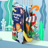 Maxbell Baby Bath Book Shower Gift Toddlers Toy Activity Toys Durable Early Learning jungle themed