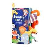 Maxbell Baby Bath Book Shower Gift Toddlers Toy Activity Toys Durable Early Learning jungle themed