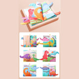 Maxbell Baby Bath Book Shower Gift Toddlers Toy Activity Toys Durable Early Learning dinosaur themed