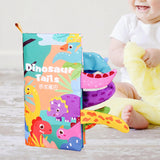 Maxbell Baby Bath Book Shower Gift Toddlers Toy Activity Toys Durable Early Learning dinosaur themed