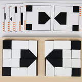 Maxbell Wooden Blocks Puzzle Early Brain Teasers Toy for Kids Children Boys