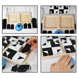 Maxbell Wooden Blocks Puzzle Early Brain Teasers Toy for Kids Children Boys