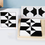 Maxbell Wooden Blocks Puzzle Early Brain Teasers Toy for Kids Children Boys