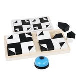 Maxbell Wooden Blocks Puzzle Early Brain Teasers Toy for Kids Children Boys