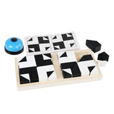 Maxbell Wooden Blocks Puzzle Early Brain Teasers Toy for Kids Children Boys