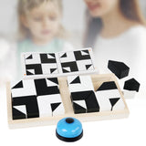 Maxbell Wooden Blocks Puzzle Early Brain Teasers Toy for Kids Children Boys