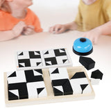 Maxbell Wooden Blocks Puzzle Early Brain Teasers Toy for Kids Children Boys