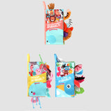 Maxbell Baby Books Toys Touch and Feel for Shower Gifts Stocking Stuffers Boys Girls forest land animals