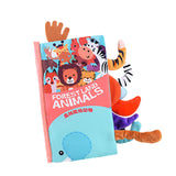 Maxbell Baby Books Toys Touch and Feel for Shower Gifts Stocking Stuffers Boys Girls forest land animals
